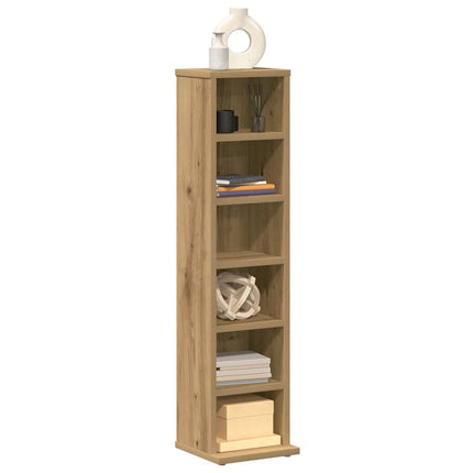 CD-bänk artisan ek 21x20x88 cm konstruerat trä