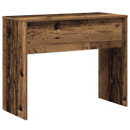 Skrivbord åldrat trä 90x40x72 cm konstruerat trä