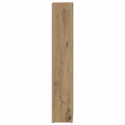 CD-hyllor 2 st artisian ek 21x16x93,5 cm konstruerat trä