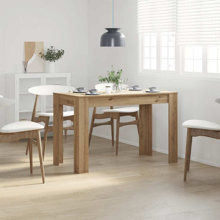 Matbord artisan ek 120x60x76 cm konstruerat trä