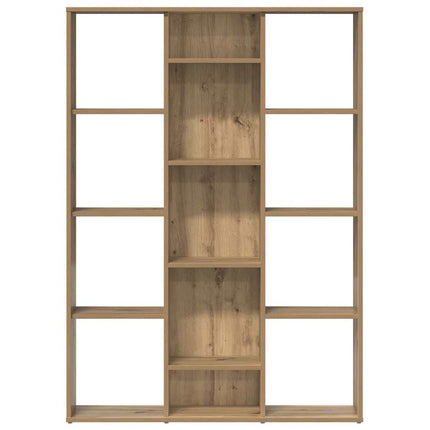 Rumsavdelare/bokhylla ek 100x24x140 cm konstruerat trä