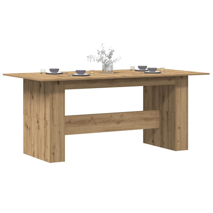 Matbord artisan ek 180x90x76 cm konstruerat trä