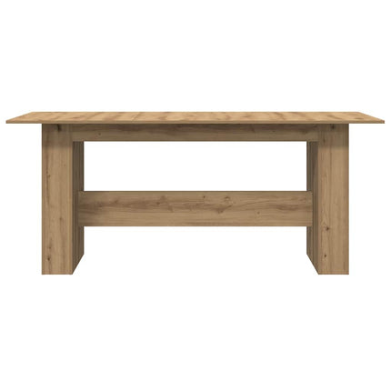 Matbord artisan ek 180x90x76 cm konstruerat trä