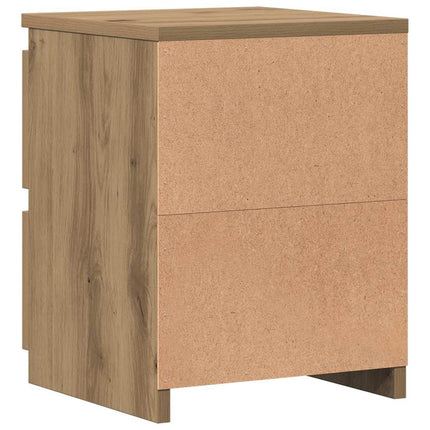 Sängbord artisan ek 30x30x40 cm konstruerat trä
