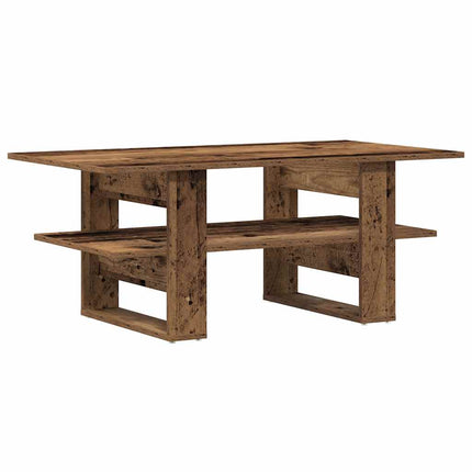 Soffbord åldrat trä 102x55x42 cm konstruerat trä