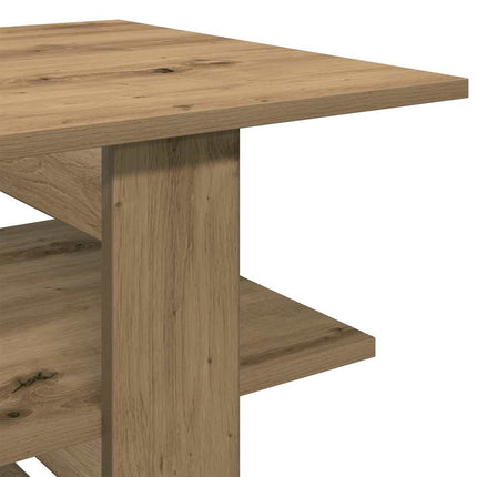 Soffbord artisan ek 102x55x42 cm konstruerat trä