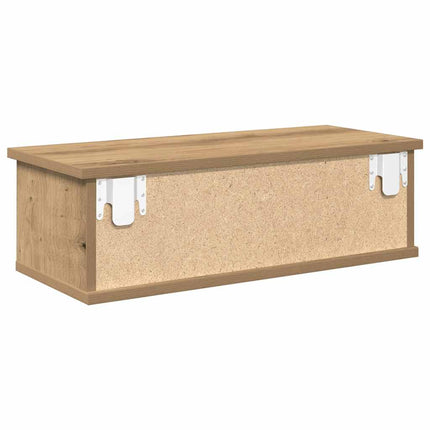 Väggskåp hantverksmässig ek 60x26x18,5 cm konstruerat trä