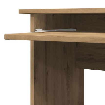 Hörnskrivbord artisan ek 120x140x75 cm konstruerat trä