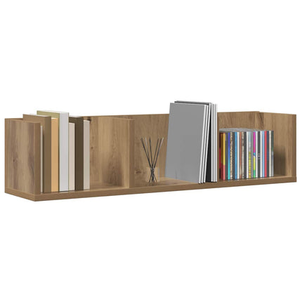 CD-hylla artisan ek 75x18x18 cm konstruerat trä