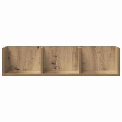 CD-hylla artisan ek 75x18x18 cm konstruerat trä