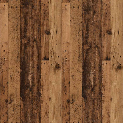 Hörnskrivbord gammalt trä 200,5x50x76 cm konstruerat trä