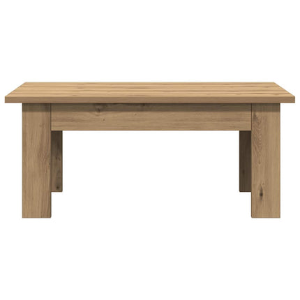 Soffbord artisan ek 100x60x42 cm konstruerat trä