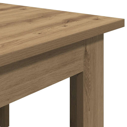 Soffbord artisan ek 100x60x42 cm konstruerat trä