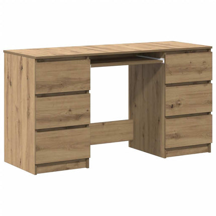 Skrivbord artisan ek 140x50x77 cm konstruerat trä