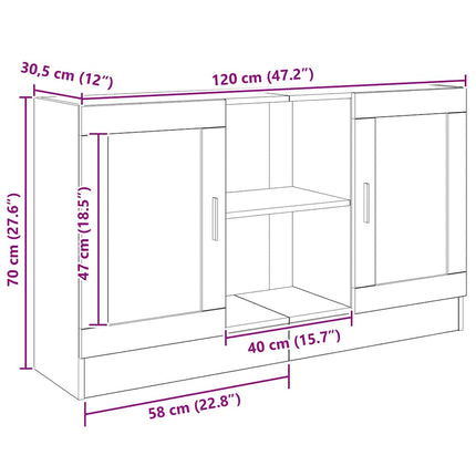 Bokhylla artisan ek 98x29x97,5 cm konstruerat trä