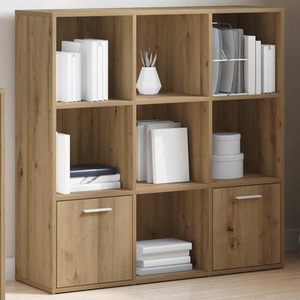 Bokhylla artisan ek 98x29x97,5 cm konstruerat trä
