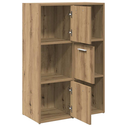 Bokhylla artisan ek 60,5x30x90 cm konstruerat trä