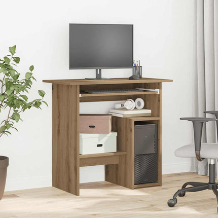 Skrivbord artisan ek 80x45x74 cm konstruerat trä
