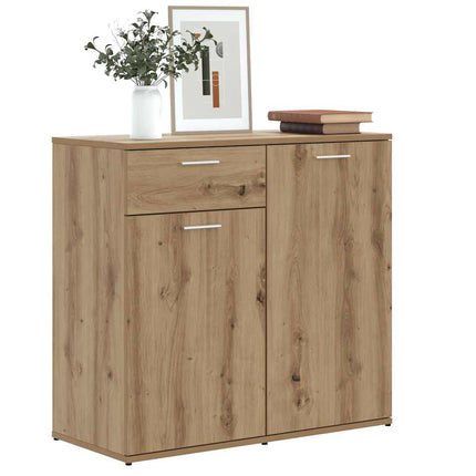 Skänk ek 80x36x75 cm konstruerat trä