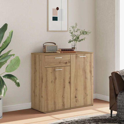 Skänk ek 80x36x75 cm konstruerat trä