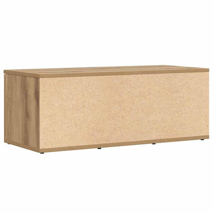 Tv-bänk artisan ek 80x34x30 cm konstruerat trä