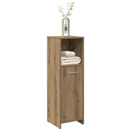 Badrumsskåp artisan ek 30x30x95 cm konstruerat trä