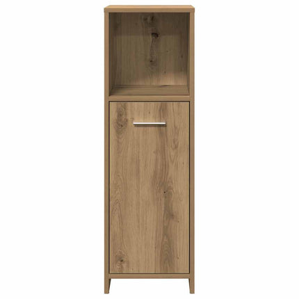 Badrumsskåp artisan ek 30x30x95 cm konstruerat trä