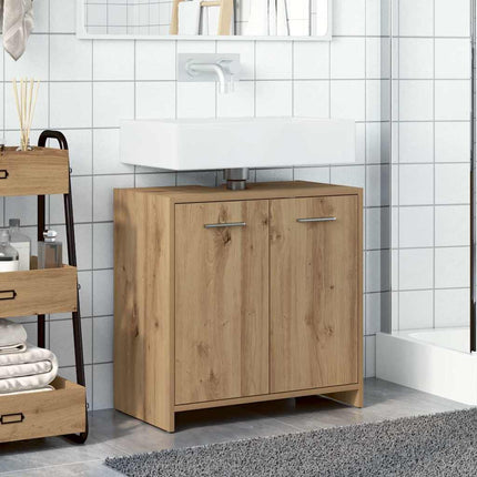 Tvättställsskåp artisan ek 60x33x60 cm konstruerat trä