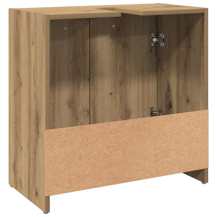 Tvättställsskåp artisan ek 60x33x60 cm konstruerat trä