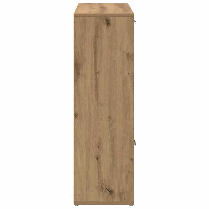 Bokhylla artisan ek 90x28x90 cm konstruerat trä