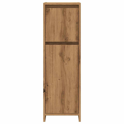 Badrumsskåp artisan ek 30x30x95 cm konstruerat trä