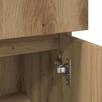 Badrumsskåp artisan ek 30x30x95 cm konstruerat trä