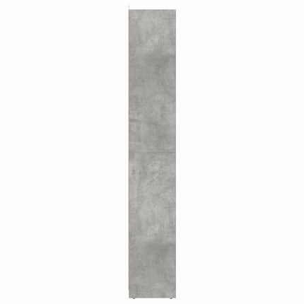 Badrumsskåp betonggrå 30x30x183,5 cm spånskiva