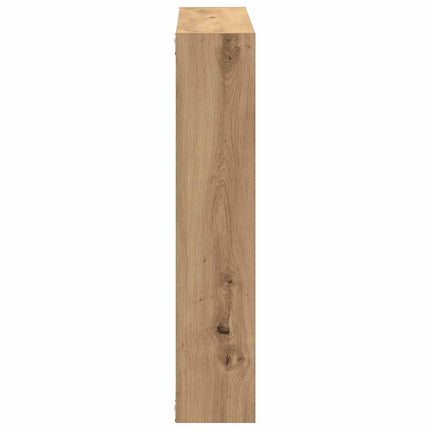 Vägghylla artisan ek 90x16x78 cm konstruerat trä
