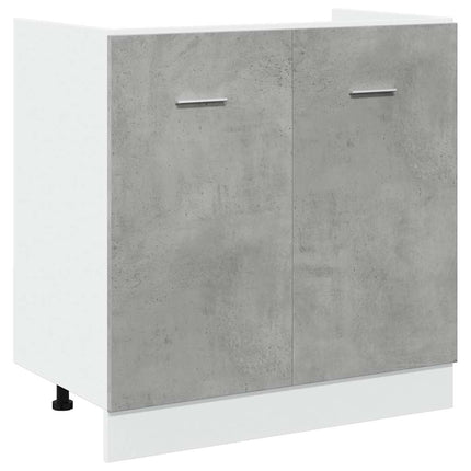 Underskåp för diskho “Lyon” betonggrå 80x46x81,5 cm