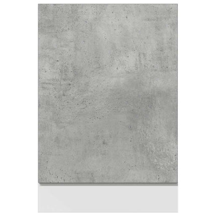 Front för diskmaskin “Lyon” betonggrå 45x3x67 cm
