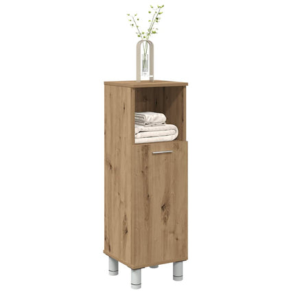 Badrumsskåp artisan ek 30x30x95 cm konstruerat trä
