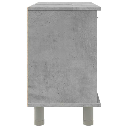 Badrumsskåp betonggrå 60x32x53,5 cm spånskiva