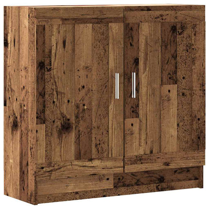 Bokhylla åldrat trä 82,5x30,5x80 cm konstruerat trä