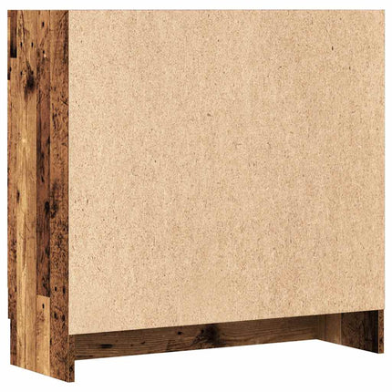 Bokhylla åldrat trä 82,5x30,5x80 cm konstruerat trä