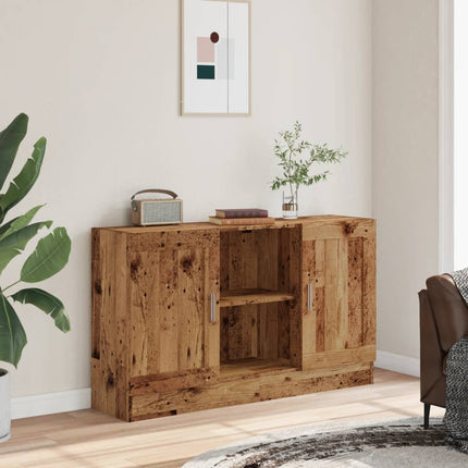 Skänk åldrat trä 120x30,5x70 cm konstruerat trä