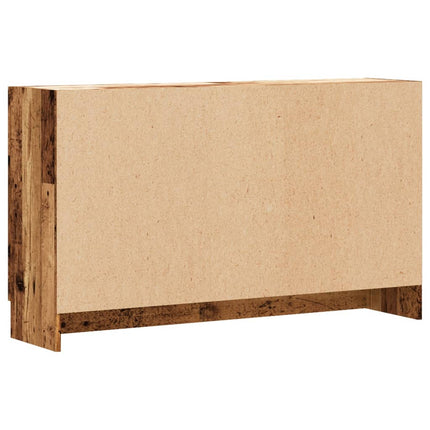 Skänk åldrat trä 120x30,5x70 cm konstruerat trä