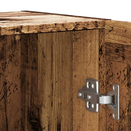 Skänk åldrat trä 120x30,5x70 cm konstruerat trä