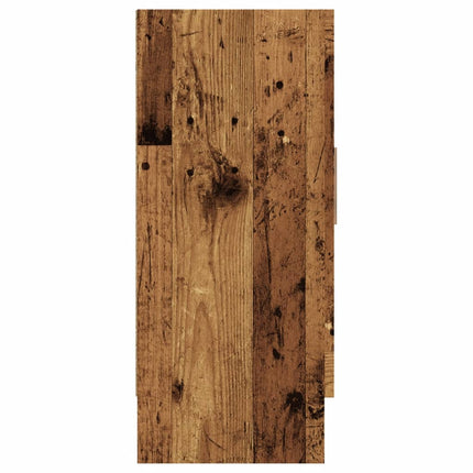 Skänk åldrat trä 120x30,5x70 cm konstruerat trä