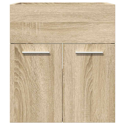 Tvättställsskåp sonoma-ek 41x38,5x46 cm konstruerat trä
