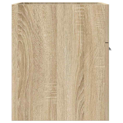 Tvättställsskåp sonoma-ek 41x38,5x46 cm konstruerat trä