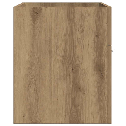 Tvättställsskåp ek 90x38,5x46 cm konstruerat trä