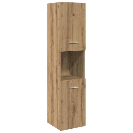 Badrumsskåp ek 30x30x130 cm konstruerat trä