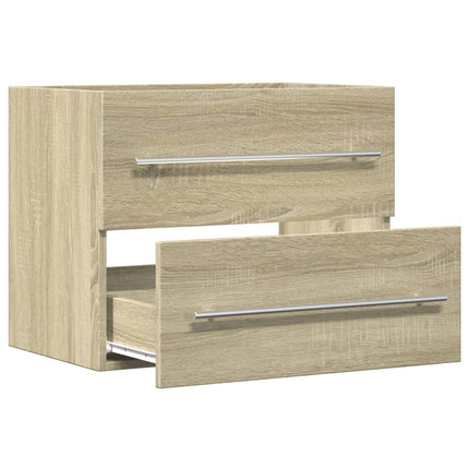 Tvättställsskåp sonoma-ek 60x38,5x48 cm spånskiva
