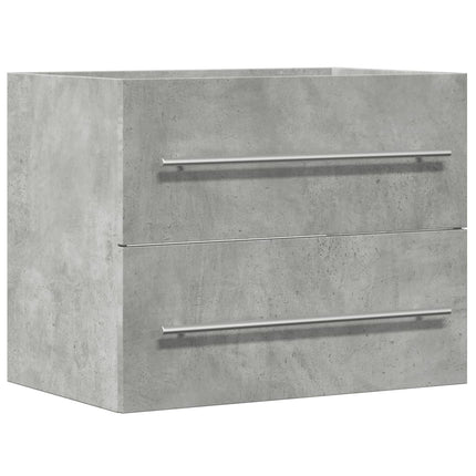 Tvättställsskåp betonggrå 60x38,5x48 cm spånskiva